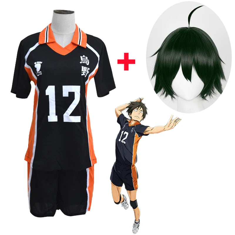 Anime Haikyuu Cosplay Sportswear Jerseys Karasuno Koukou High School Hinata Shoyo Oikawa Kageyama Tobio Volleyball Club Costume