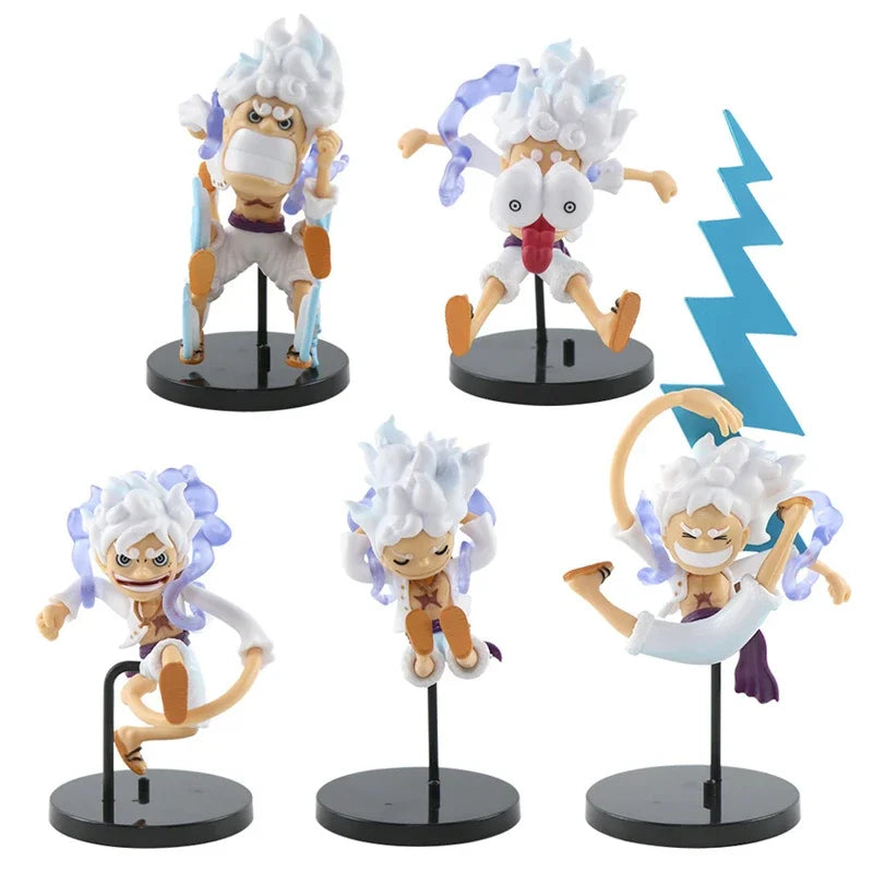 One Piece Gear 5 Figure Set