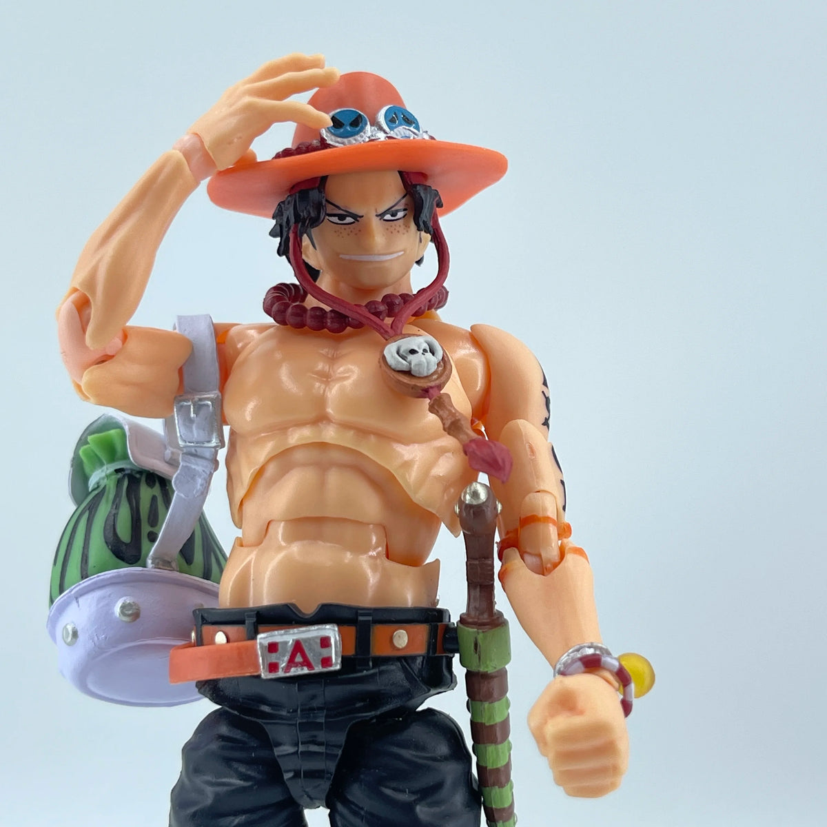 Bandai SHF Ace Articulated Action Figure Desktop Collectible Ornament, Perfect Gift for Boys Grade Anime Statue