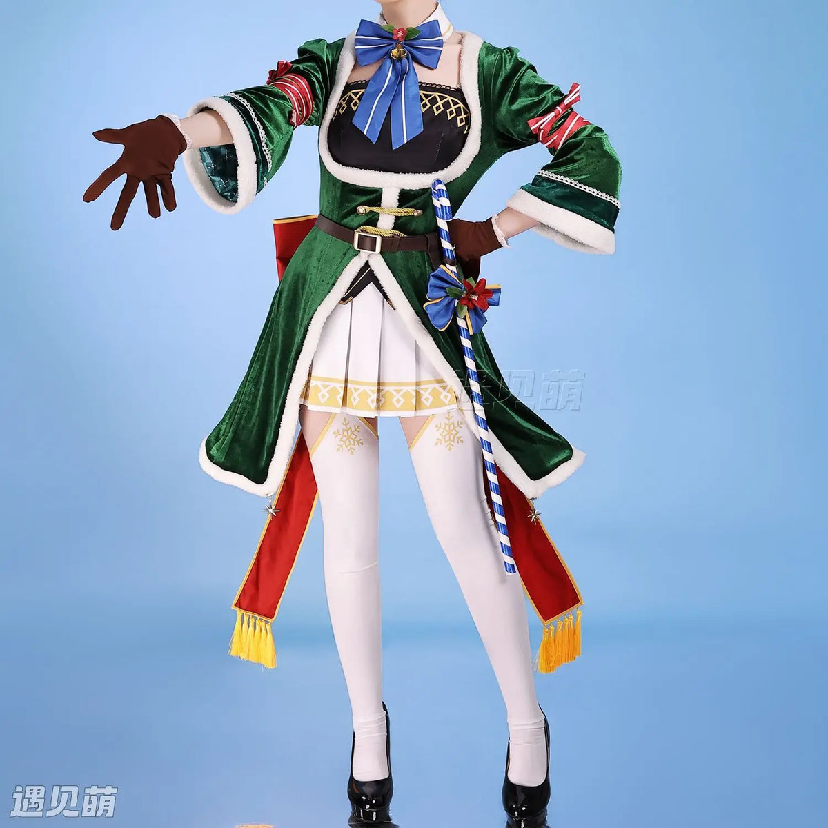 Rem Ram Christmas Dress Emilia Cosplay Costume Anime Re:ZERO - Starting Life in Another World  Dress for Women Halloween Suits