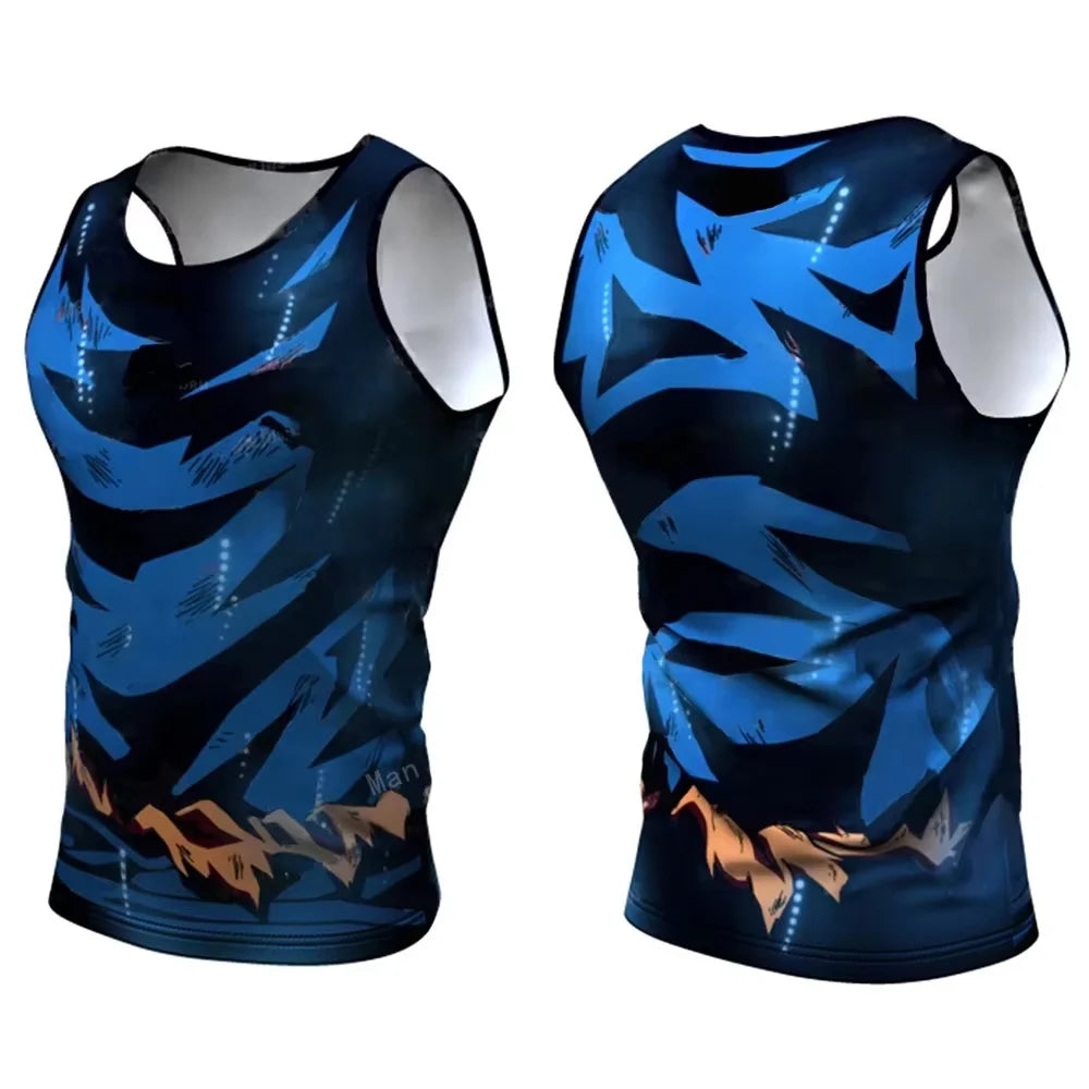 Dragon Ball  Anime Goku Cosplay 3D Tank Tops Men Summer Bodybuilding Streetwear Sleeveless Tops Unisex Fashion Casual Cool Vest