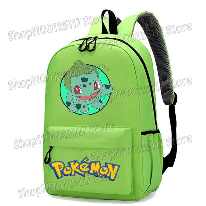 Anime Figure Backpack Printed Schoolbag Student Supplies Large Capacity Bookbag Cute Portable Colorful Knapsack Men Women Gift
