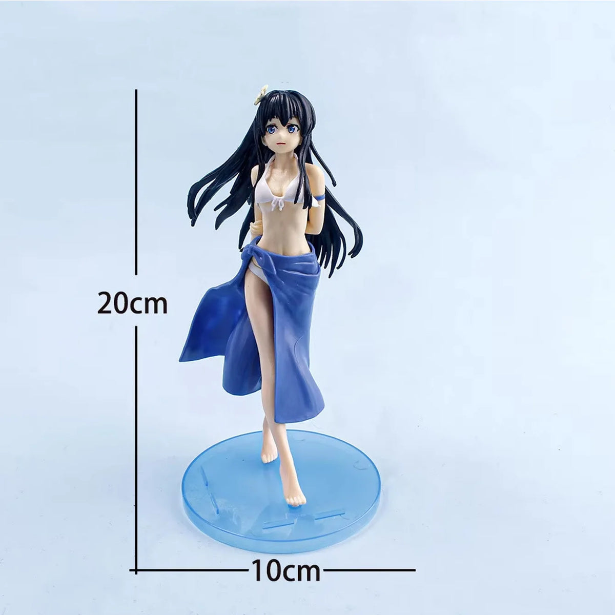 Rem Ram Emilia Anime Character Figure Statue, Detailed Painted Desktop Collectible Ornament for Shelf Display & Gifting
