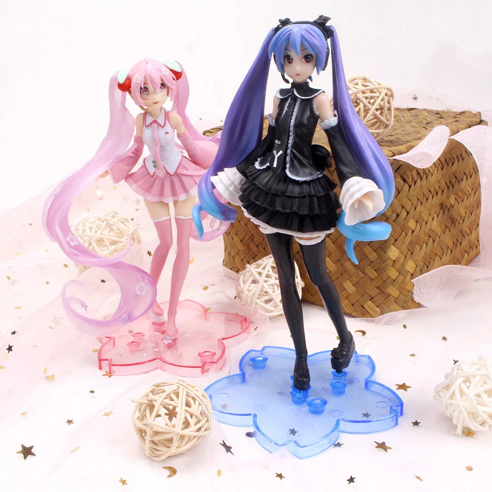 Hot Kawaii Girl Hatsune Miku Anime Figure Miku Action Figure Christmas Gift PVC Collection Model Doll Toys