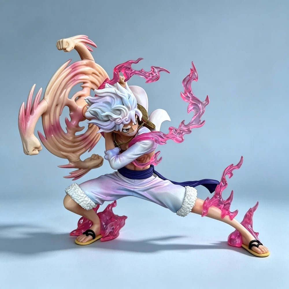 14-19cm Anime One Piece Figure Shake Hands Nika Luffy Action Figures Pvc Statue Desktop Ornamen Collection Model Toys Gift