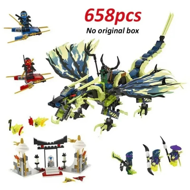 Educational Toys Moro's Dark Attack Dragon King Thunderfang Dragon of Chaos Mech Toy Birthday Gift