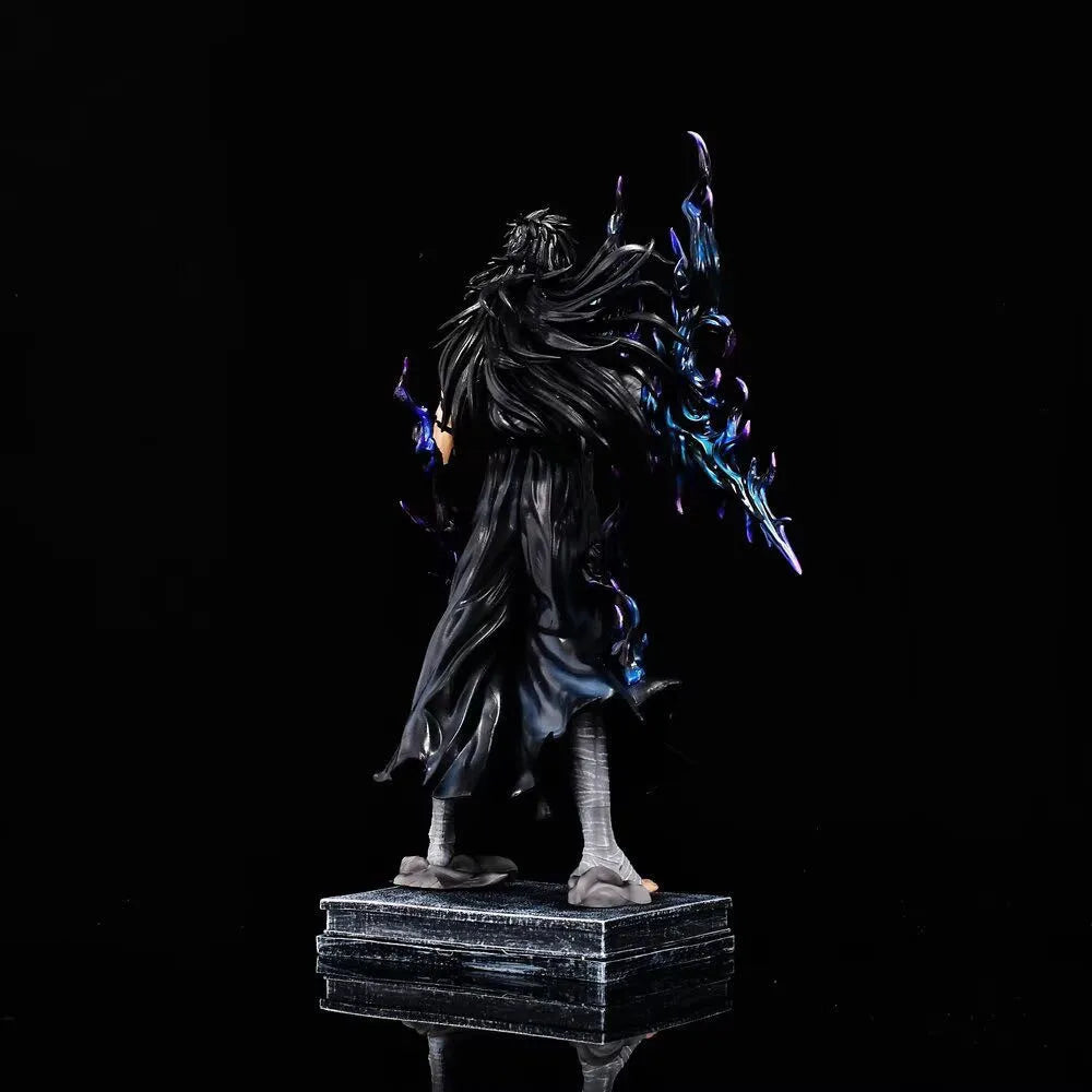 31-33cm Bleach Ichigo Figure Hollow White Horned & Mugetsu Form Pvc Anime Peripheral Desktop Decor Collectible Statue Fan Gift
