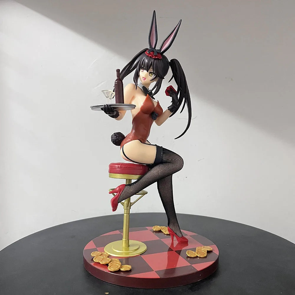 28cm KDcolle Date A Live Light Novel Tokisaki Kurumi Bunny Ver. 1/7 PVC Action Figure Anime Figure Collection Model Toys Doll Gi