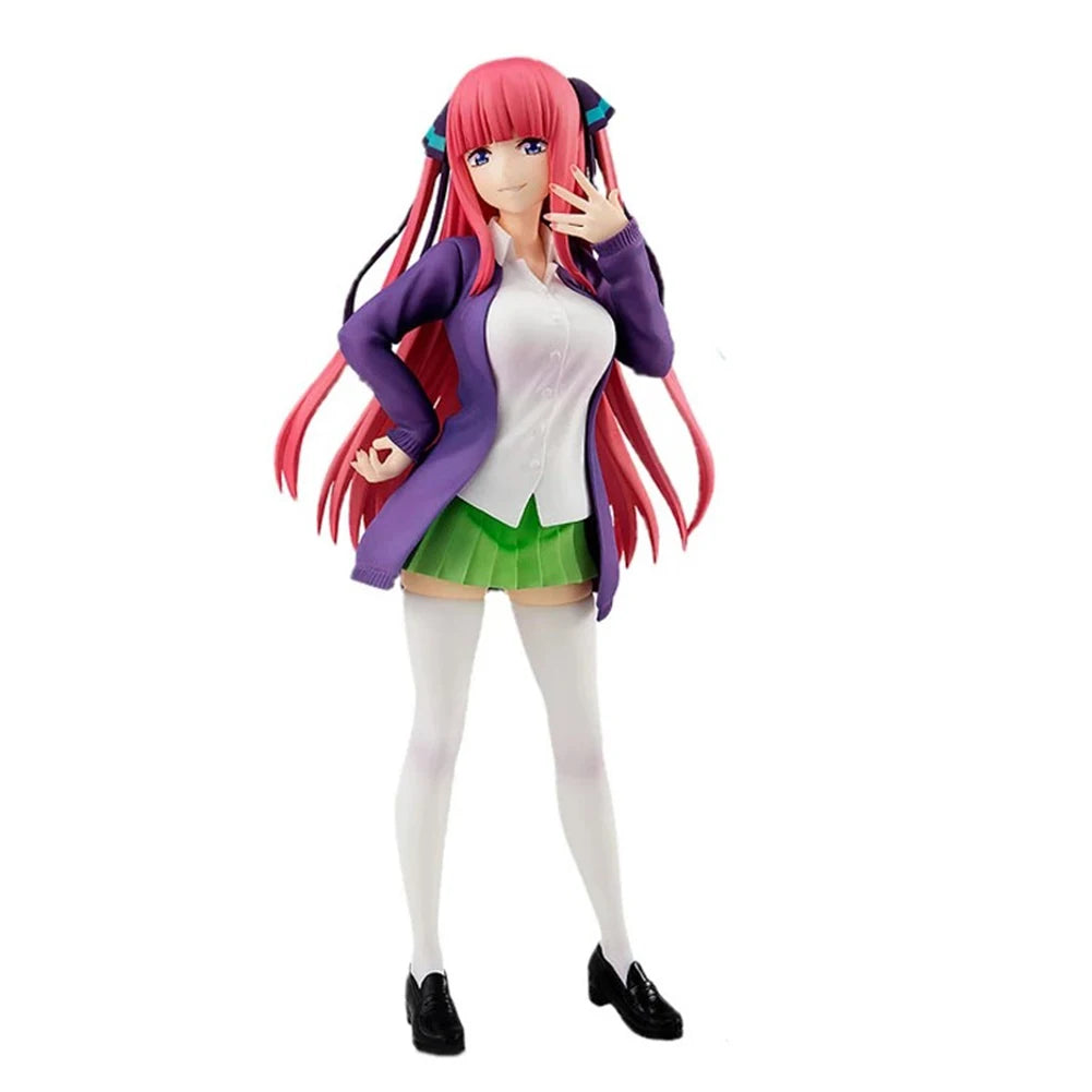 Anime Nakano Miku figure Nakano Miku Nakano Nin action figures Nakano Miku Nakano Nin figurine PVC Model Collection Statue Gifts