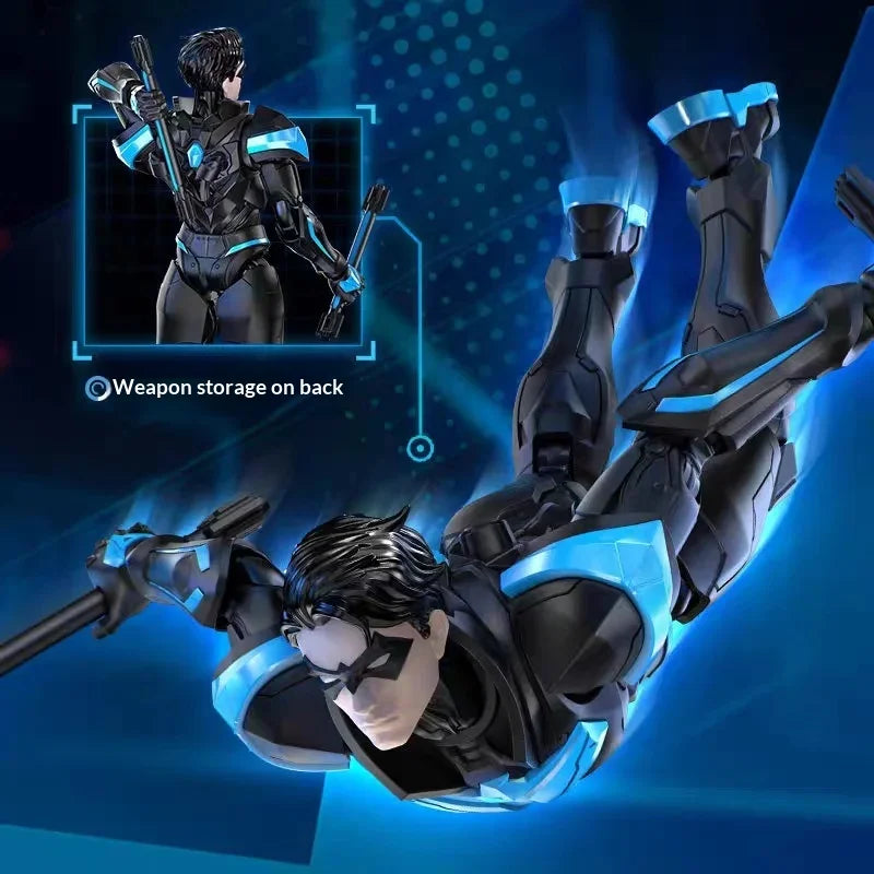 New Hot Blokees Dc Comics Nightwing Harley Quinn Figure Model Kit Buildable Toys Anime Collectible Figure Gift For Boys Girls