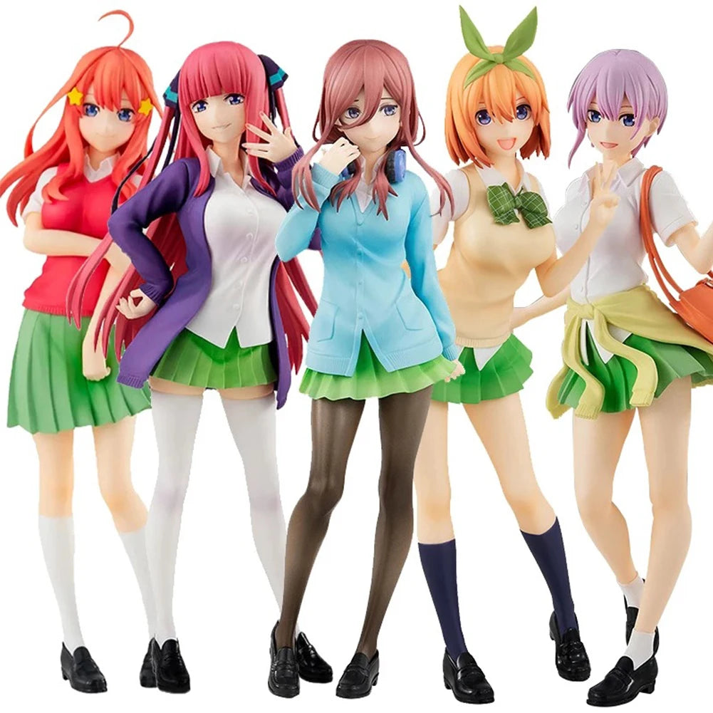 Anime Nakano Miku figure Nakano Miku Nakano Nin action figures Nakano Miku Nakano Nin figurine PVC Model Collection Statue Gifts
