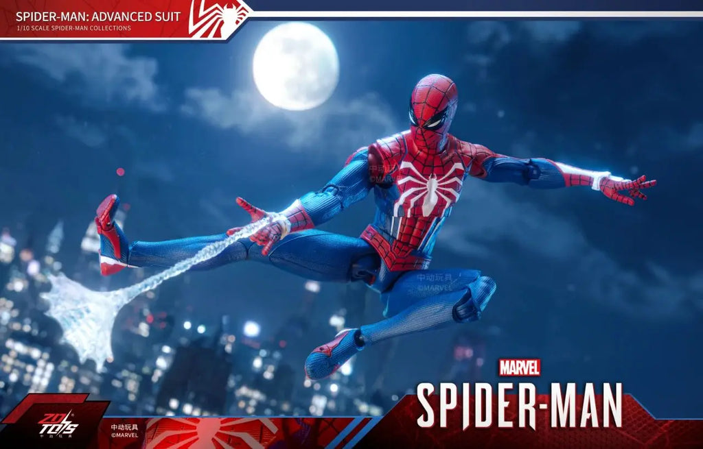 ZD Toy Iron Spider Man Advanced suit legends No Way Home Peter Parker Gold Black Red Model Action Figure Adult Collectible Toy