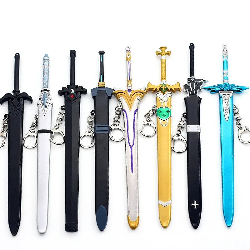 Starry Night Sword Keychain