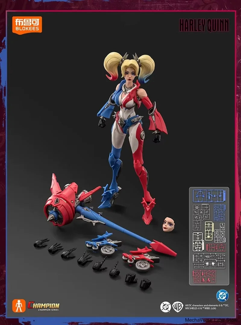 Blokees Heroes Harley Quinn Nightwing Batman Beyond Champion Class Figure Batman Toy Collectible Desktop Assemble Display Gift