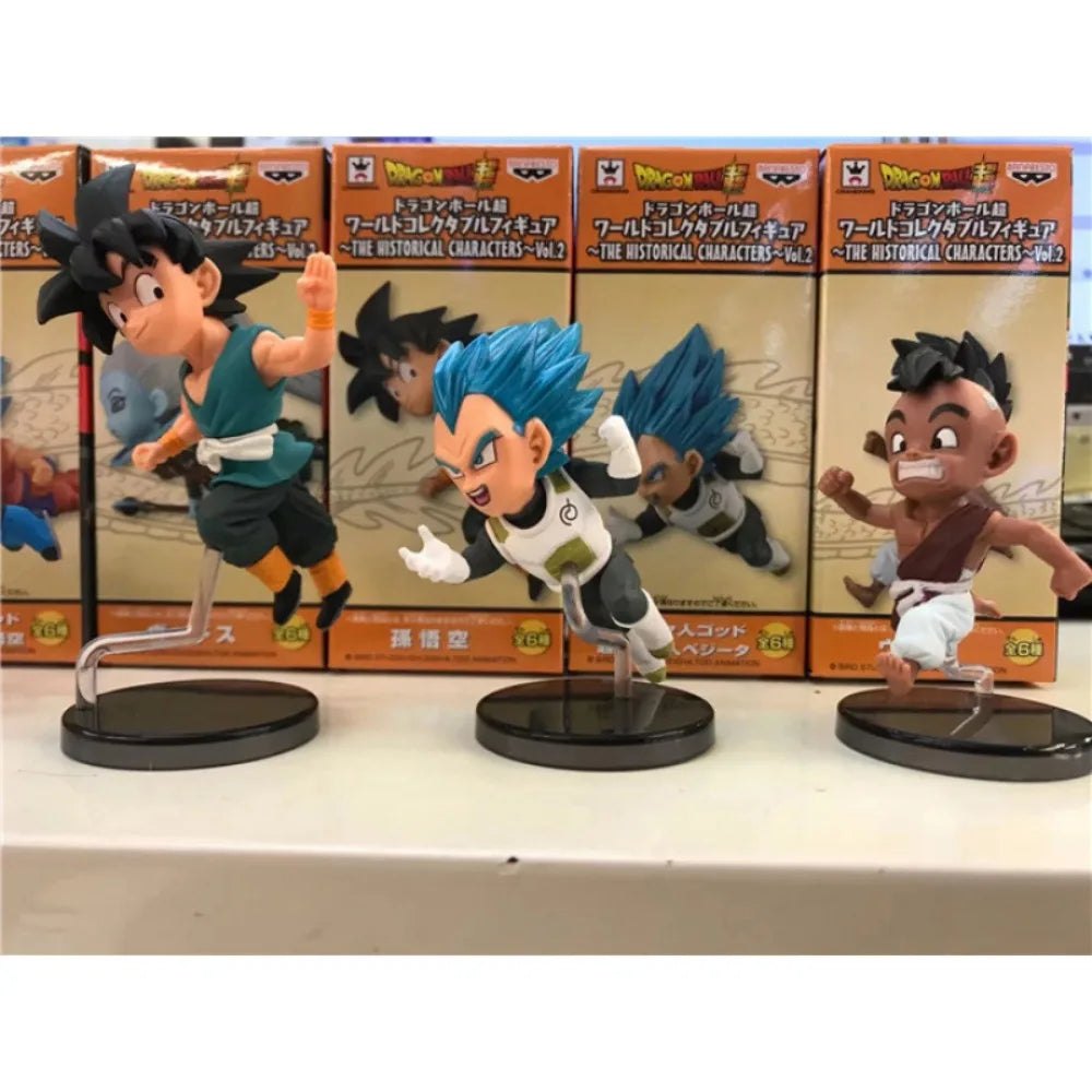 Dragon Ball Z Animation WCF 30th Anniversary Running Flying Articles 6 Super Saiyan Destruction God Hand-made Ornaments cartoon
