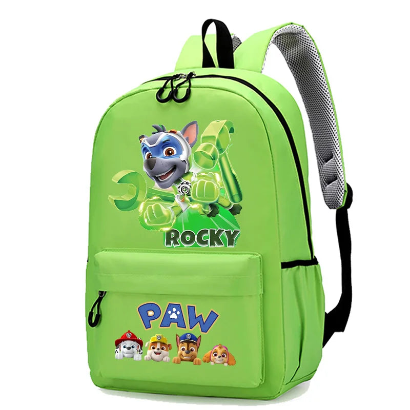 Paw Patrols Backpack Cute Anime Chase Skye Anime Student School Bag Travel Storage Bags Marshall Fashion Casual Knapsack Gift