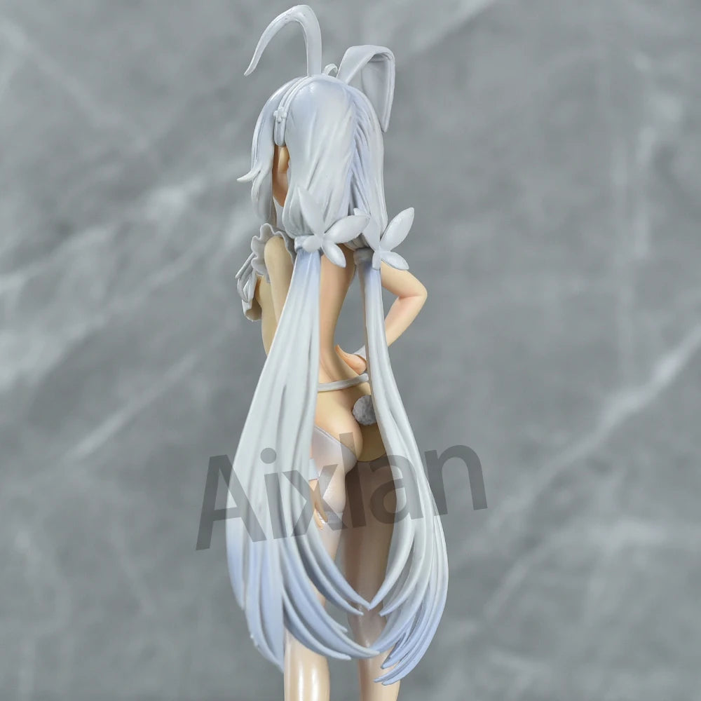 Aixlan Azur Lane Figure MNF Le Malin 26cm Lazy White Rabbit PVC Action Figure Amine Adult Anime Girl Statue Collectible Figurine