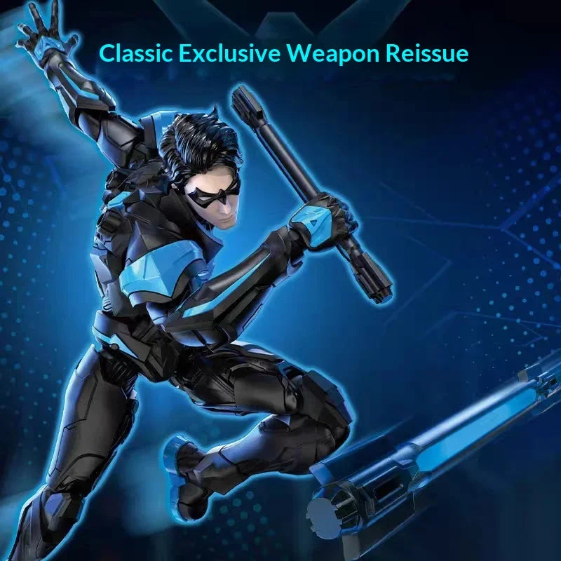 New Hot Blokees Dc Comics Nightwing Harley Quinn Figure Model Kit Buildable Toys Anime Collectible Figure Gift For Boys Girls