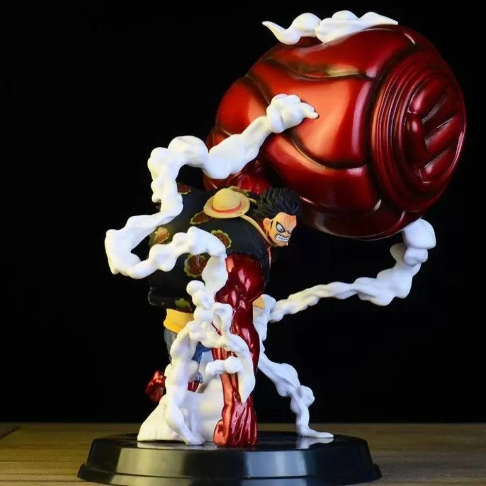One Piece's hand and the country's fourth gear Lufei Ape King gun fist Meng Qi D Road Feinika hand GK model desktop ornaments