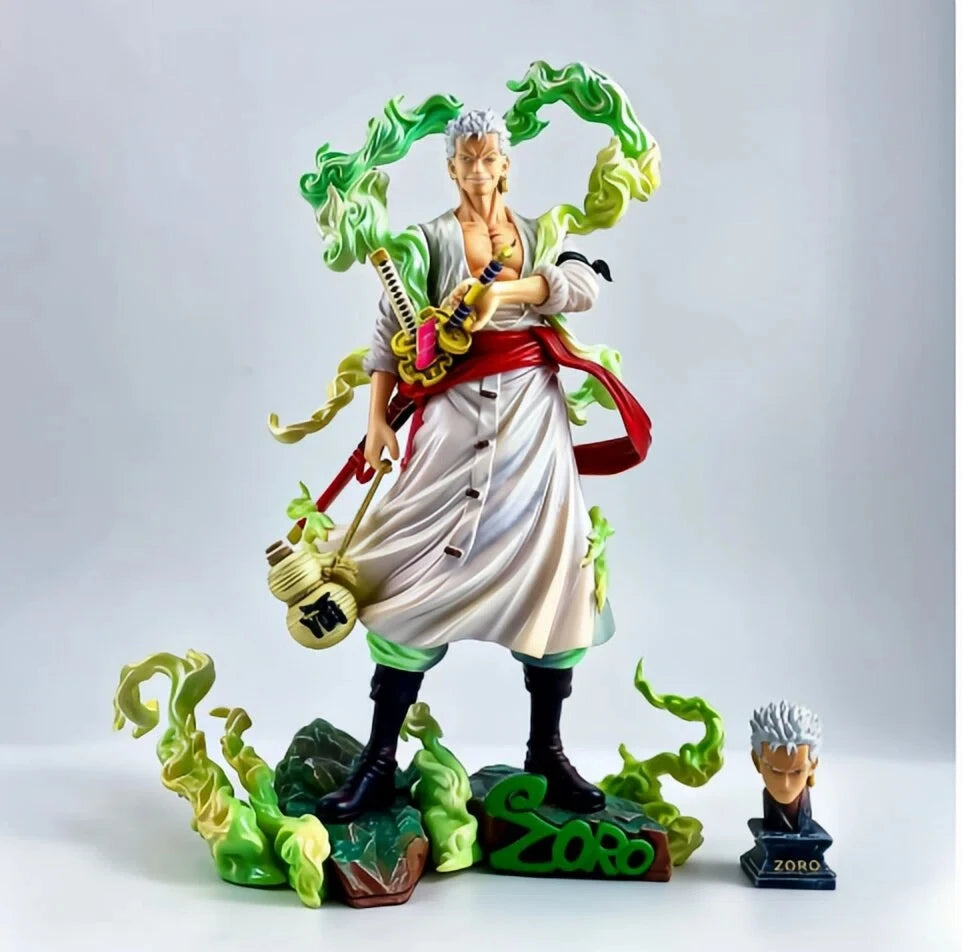 New Product In Stock Piece Zoro Sanji Anime Action Figure Statue Model Desktop Ornament Collectible Toy Surprise Gifts For Fans