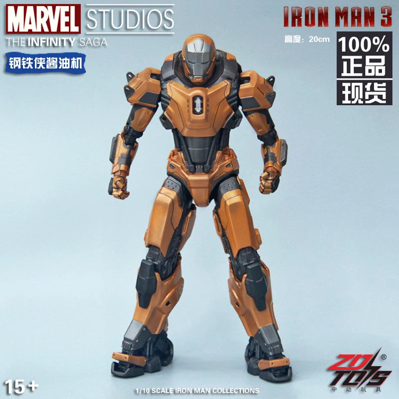 ZD Toys Marvel Studios Iron Man MK3 Action Figure MK35 MK24 MK40 MK38 Tony Stark Ironman Figure Action Collect Toy Gift