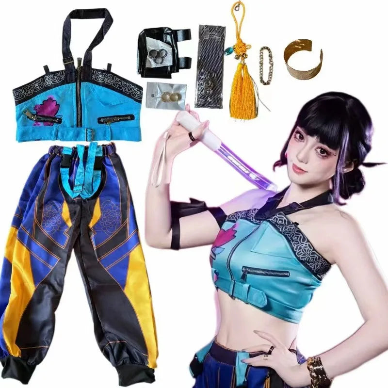 2026 Cos Superstar  Cosplay Costume Ring Full Set Girl Group Suit Women Halloween Party Roleplay