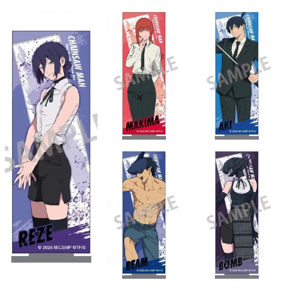 For Chainsaw Man 15cm Acrylic Standee Makima Power Aki Angel Reze Denji  Cosplay Anime Desktop Decoration Ornament Holiday Gift