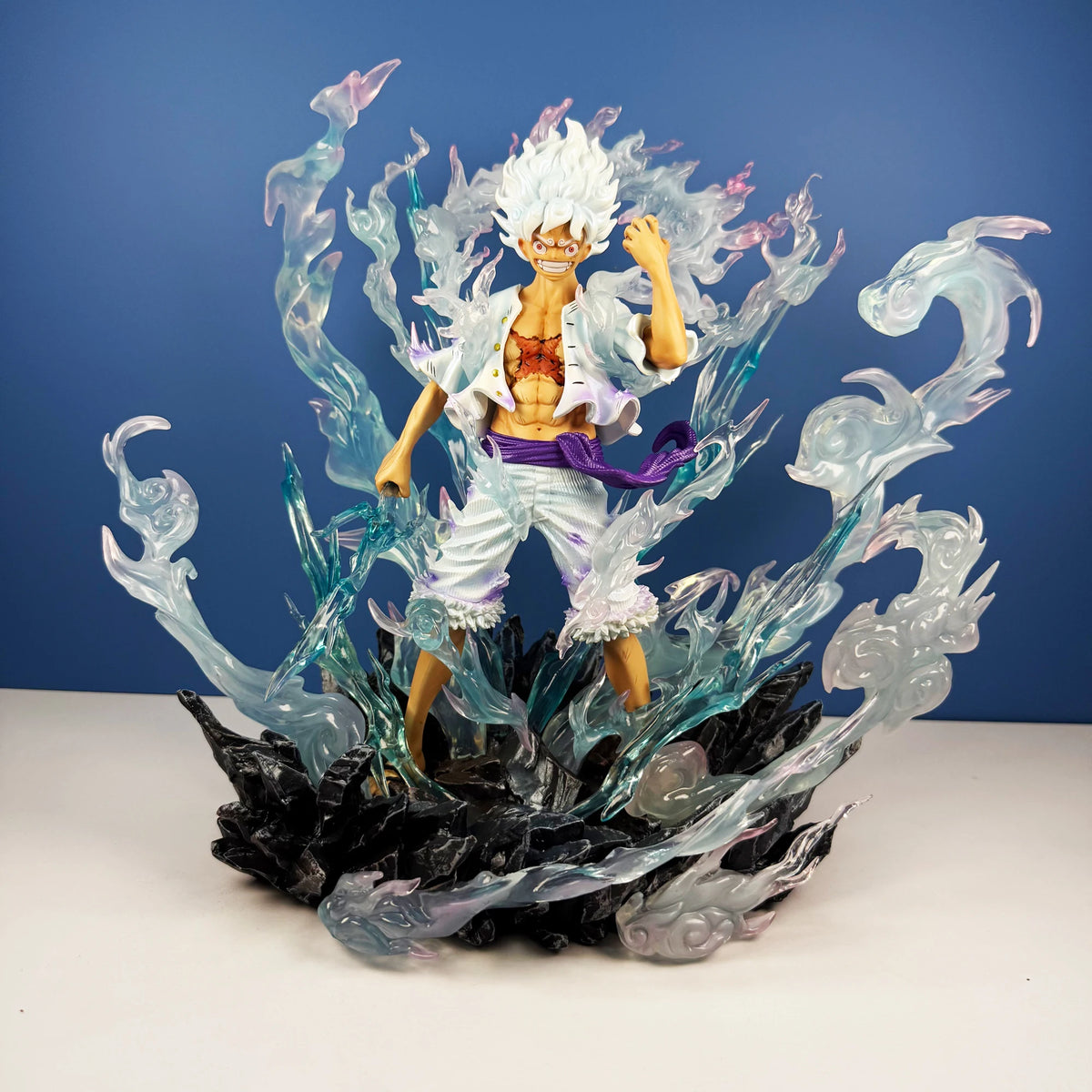 30cm JT One Piece Luffy Anime Figure Nika Luffy Force Max Statue Model Action Figurine PVC Desk Decor Figma Collection Toy Gifts