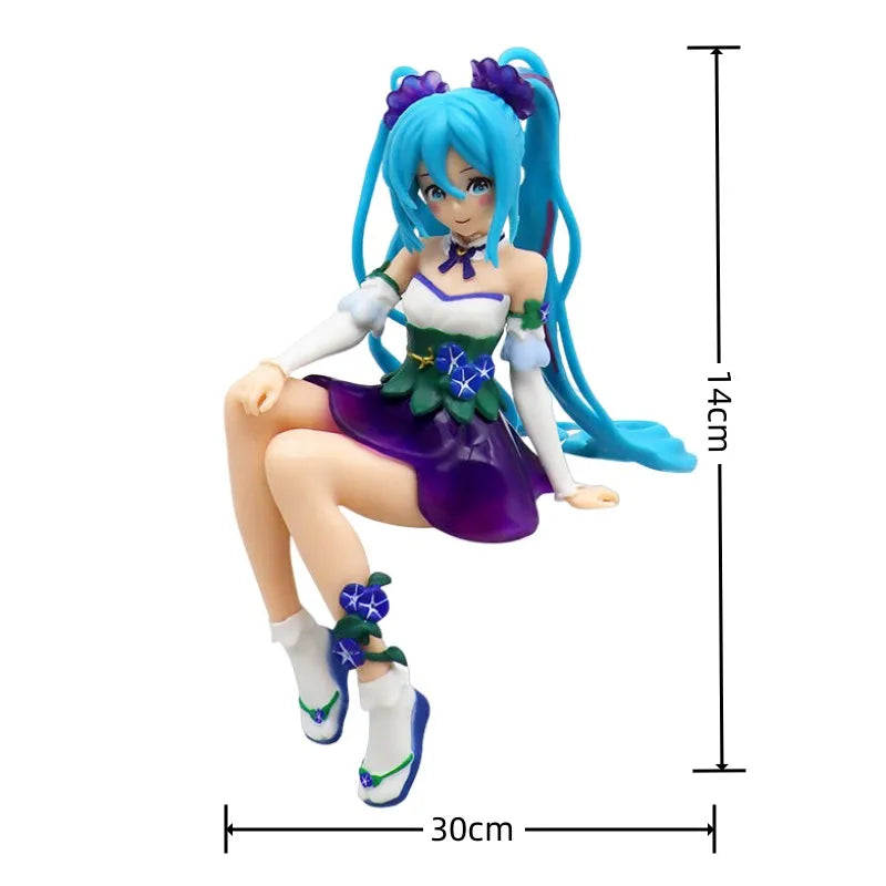 Hot Kawaii Girl Hatsune Miku Anime Figure Miku Action Figure Christmas Gift PVC Collection Model Doll Toys