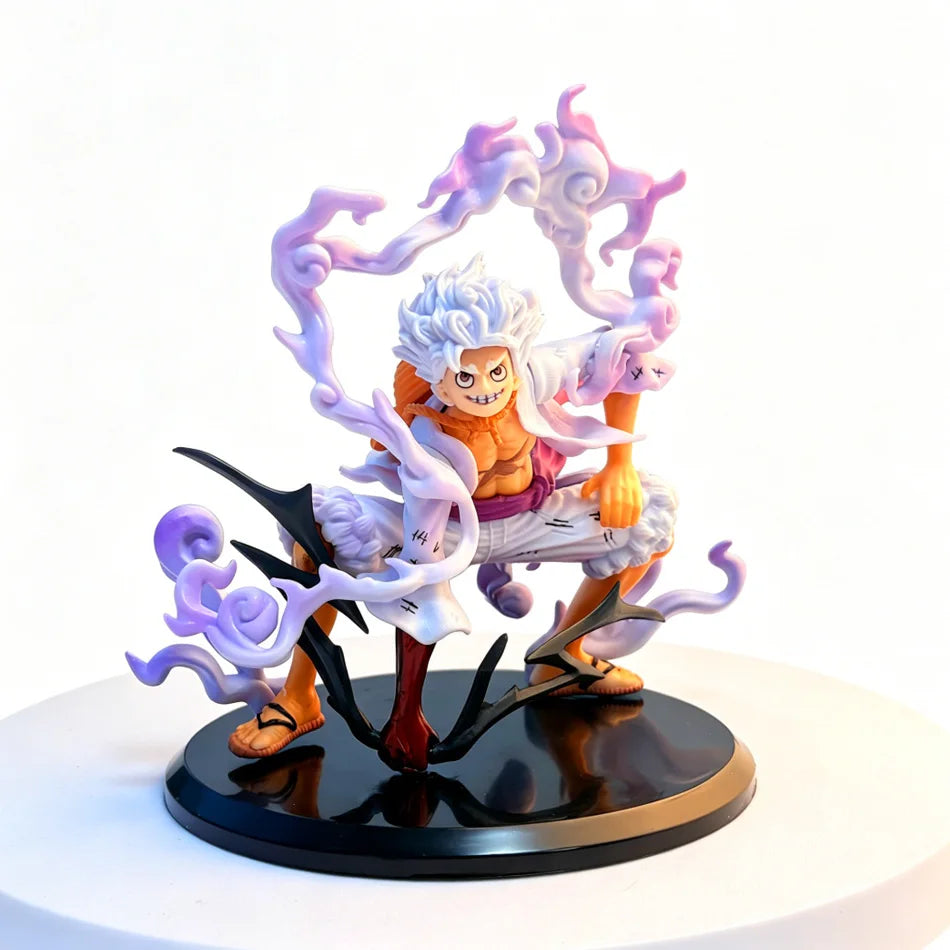15OCM ONE PIECE GK Second Gear Nika Luffy Squat Slamming Ground Figure Anime Collectible Ornament pvc Bandai