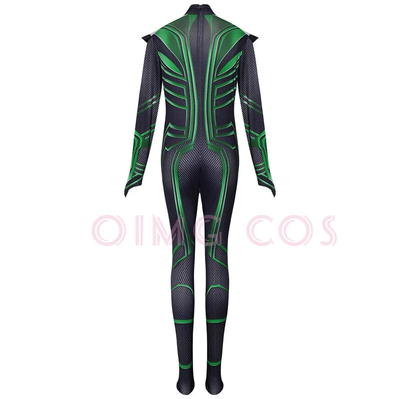 Hela Cosplay Costume Carnival Uniform Anime Halloween Women  Costumes Game