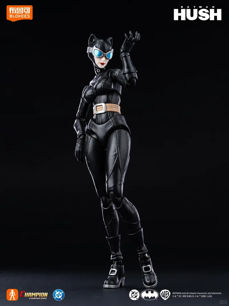 Blokees Batman Hush Catwoman Action Figure Champion Class Collectible Assemble Model Desktop Decoration For Adult Fans
