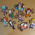 One Piece Luffy Zoro Magnetic Refrigerator Sticker Hot Sale In Stock Anime Cartoon Manga Kitchen Decor