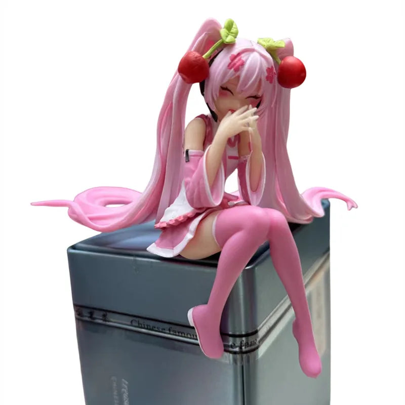 Hatsune Miku Figure Anime Girl Model Desktop Decor Collectible Doll Gift for Fans Future Vocaloid Statue Japanese Kawaii Otaku