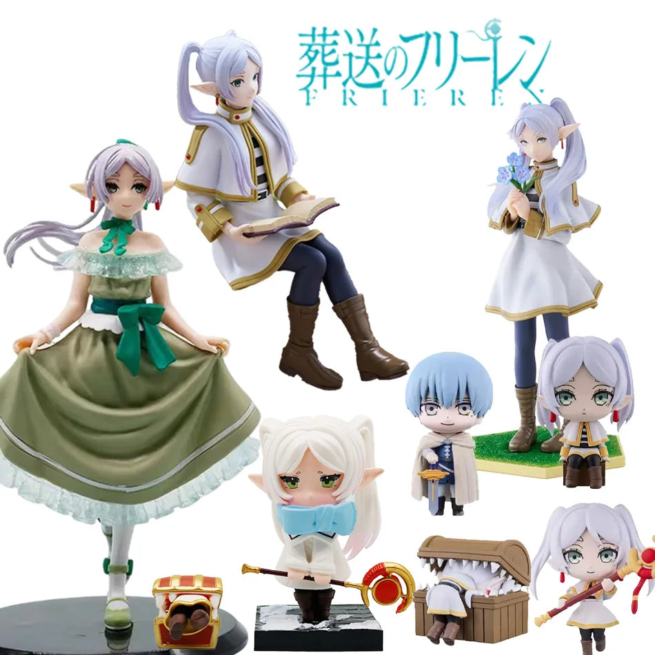 Anime Frieren Figure 4pcs/Set 5 style Cute Sousou No Frieren Action Figure Collectible Model Toy Desktop Decoration Gift