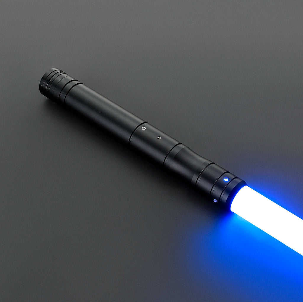 JS Metal Hilt Lightsaber, Splicable Somatosensory Duel Glowing Toy, Full Length 90cm, Holiday Gift