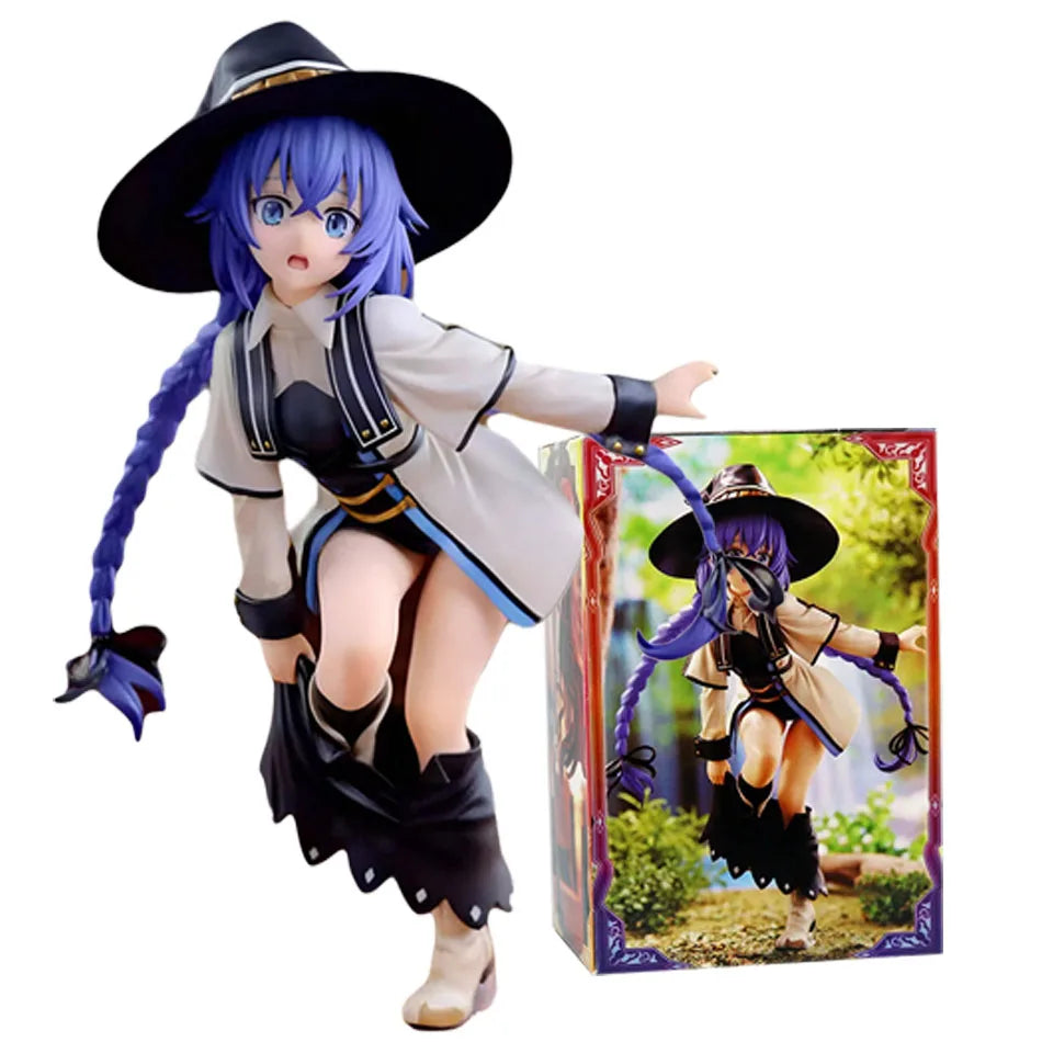 25cm Magician Roxy Migurdia Action Figure Mushoku Tensei：Jobless Reincarnation Anime Figure PVC Adult Collection Model Doll Toys