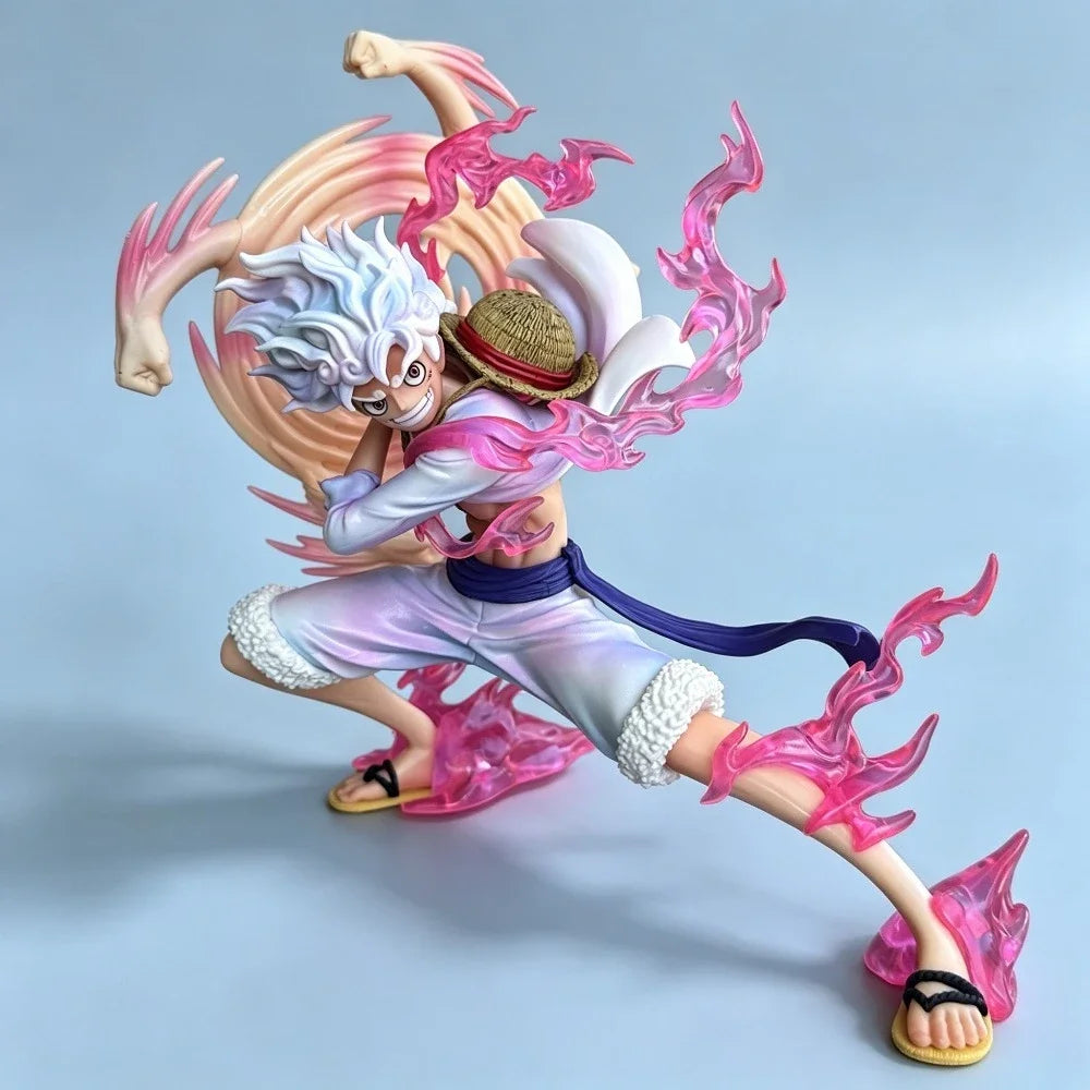 14-19cm Anime One Piece Figure Shake Hands Nika Luffy Action Figures Pvc Statue Desktop Ornamen Collection Model Toys Gift