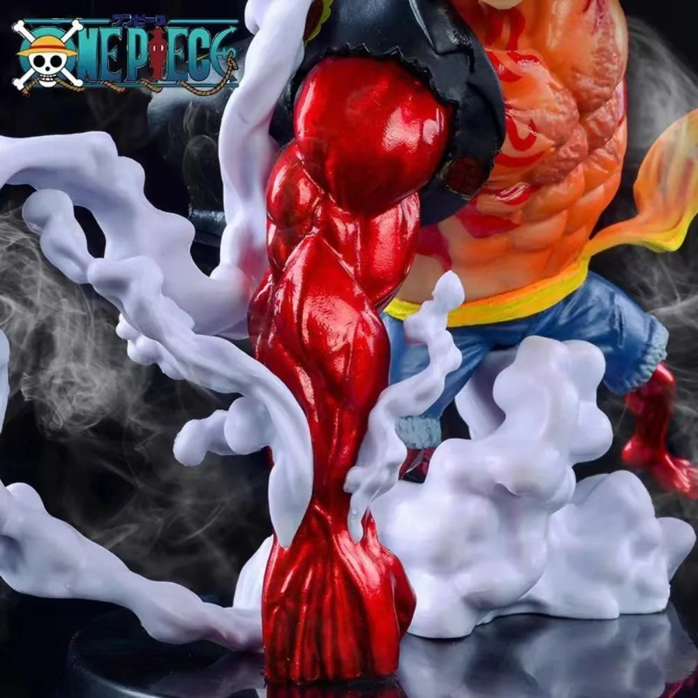 One Piece's hand and the country's fourth gear Lufei Ape King gun fist Meng Qi D Road Feinika hand GK model desktop ornaments