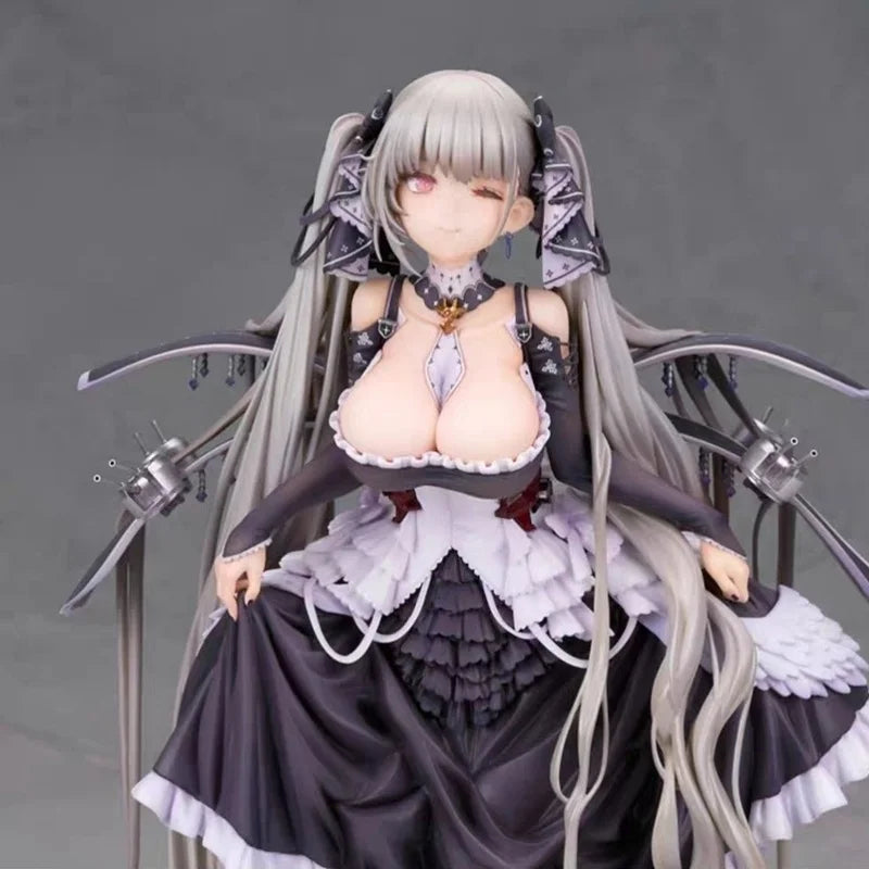 Azur Lane Formidable Figure With Exchangeable Face Parts High Quality Deluxe Statue Gothic Lolita Dress Anime Model For Display
