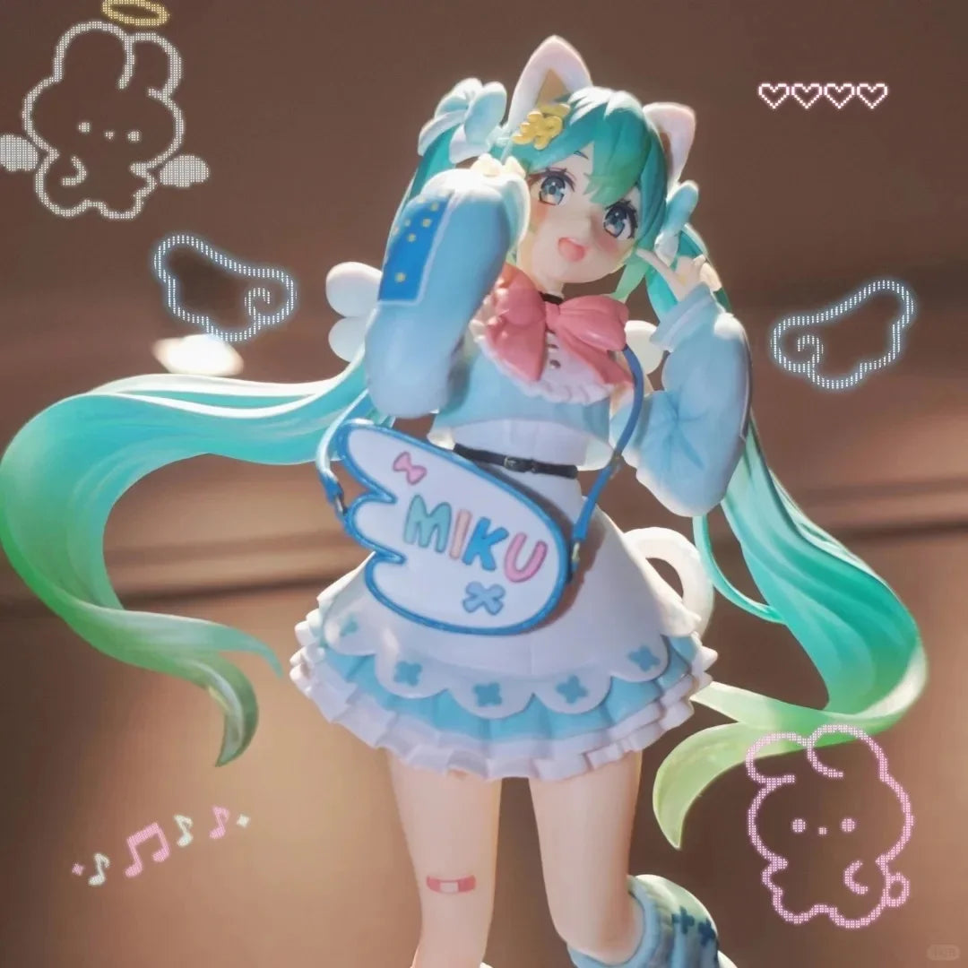 Original fashion Hatsune Miku Anime Figure Action Figurine Model Collector Toys Hatsune Miku BANPRESTO Collectible Gift