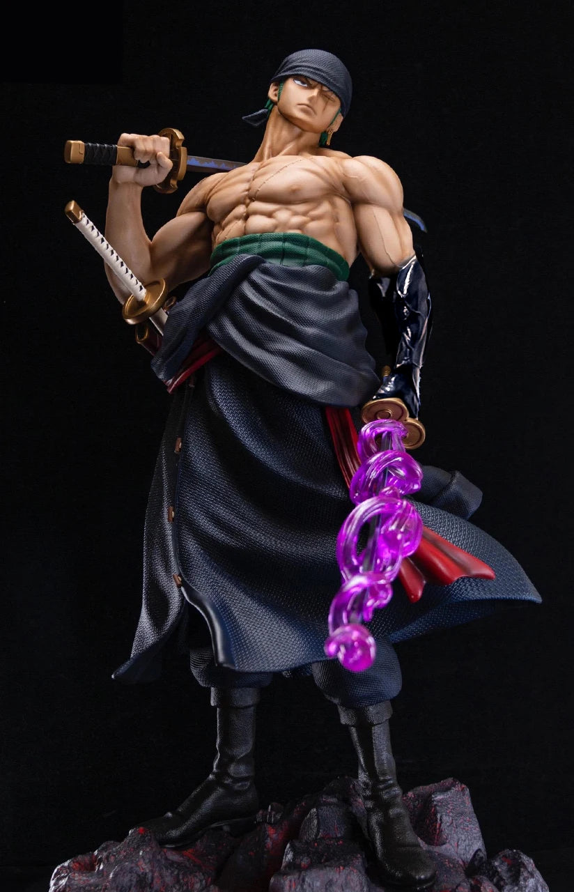 In Stock One Piece 73cm Roronoa Zoro&70cm Goose Step Luffy&70cm Dream Ace Super Large Figure Popular Anime Characters Fan Gift