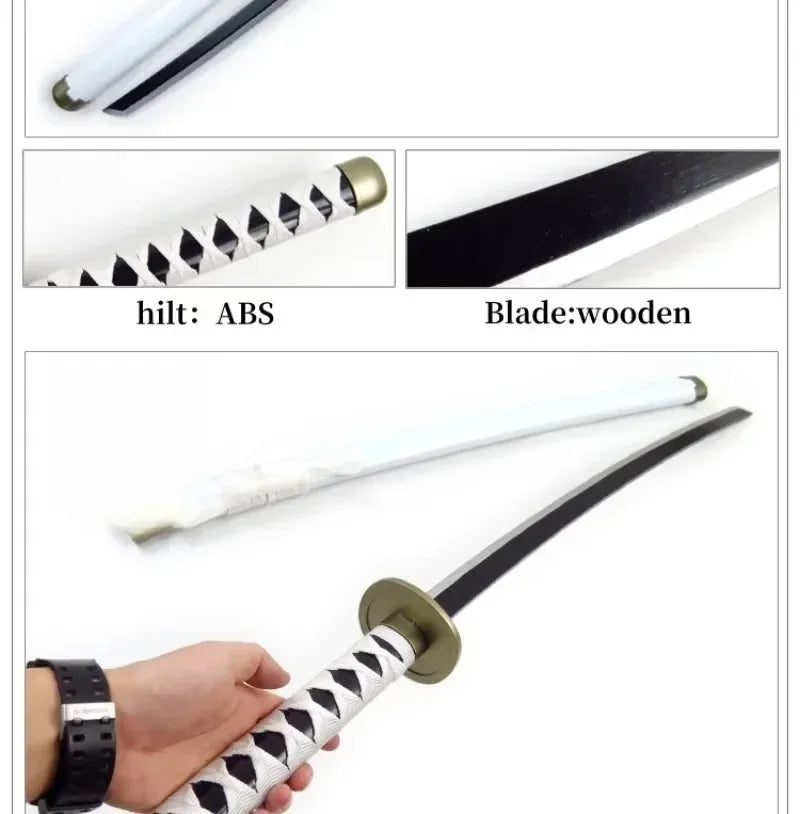 40incn Roronoa Zoro Katana Ninja Knife Sword Anime One Piece Cosplay Real Size Japanese Katana Original Samurai Sabre Toy Gift