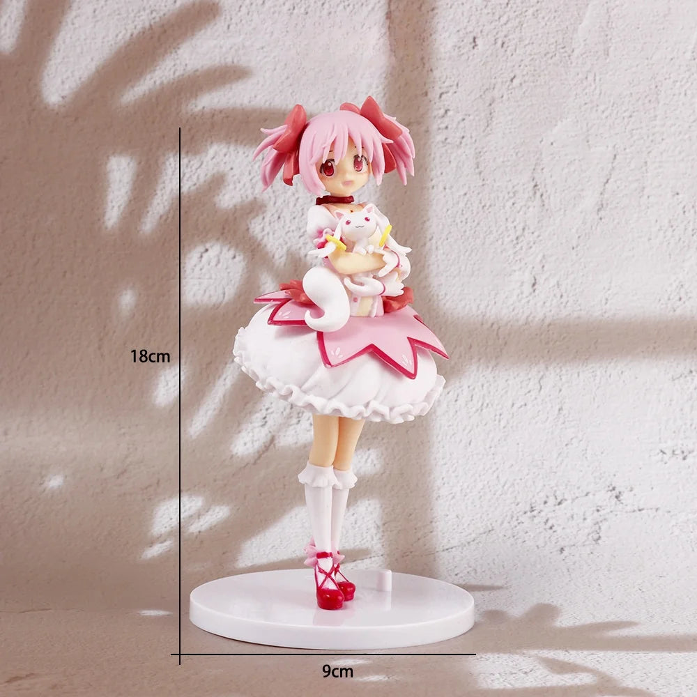 18cm Magical Girl Little18cm Round Deer Eye Hill Bijingpin Model Anime Pretty Cute Desktop Birthday Gift