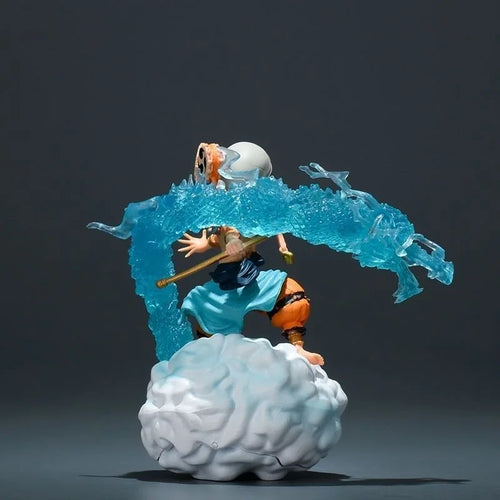 10cm/3.93in Anime ONE PIECE Figure Enel Action Figures Pvc Collection Model Toys for Gifts