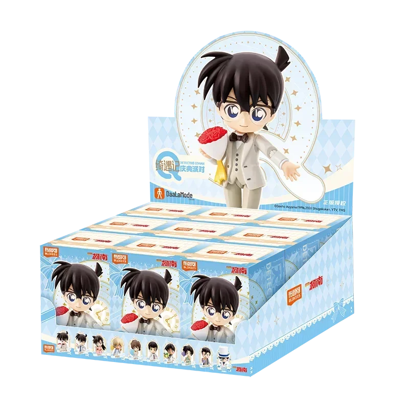 In Stock BLOKEES Detective Conan Encounter Q Series 30th Anniversary Kaito Kid BJD Figure Collectible Model Ornament Toy