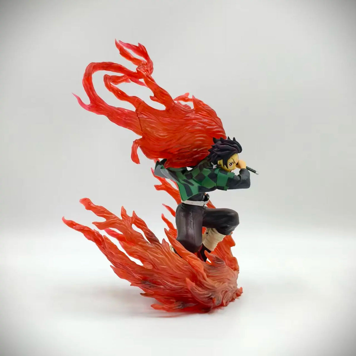 21cm 8.2 inch Anime Kamado Tanjirou Action Figures Pvc Statue Desktop Ornamen Collection Statue Model Decoration Room Toys Gifts