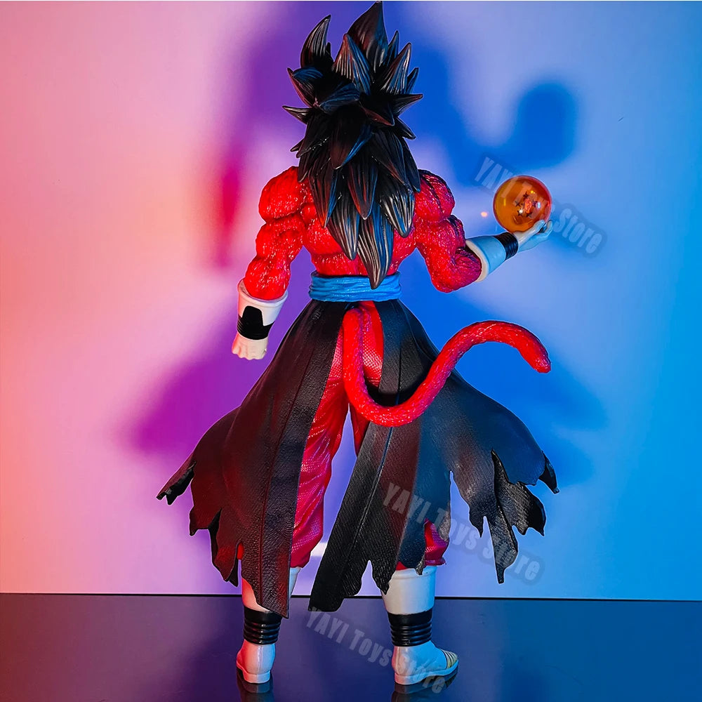 29cm Anime Dragon Ball Gogeta Ssj4 Figure Super Saiyan 4 Son Goku Vegeta Figurine PVC Action Figures Model Toy