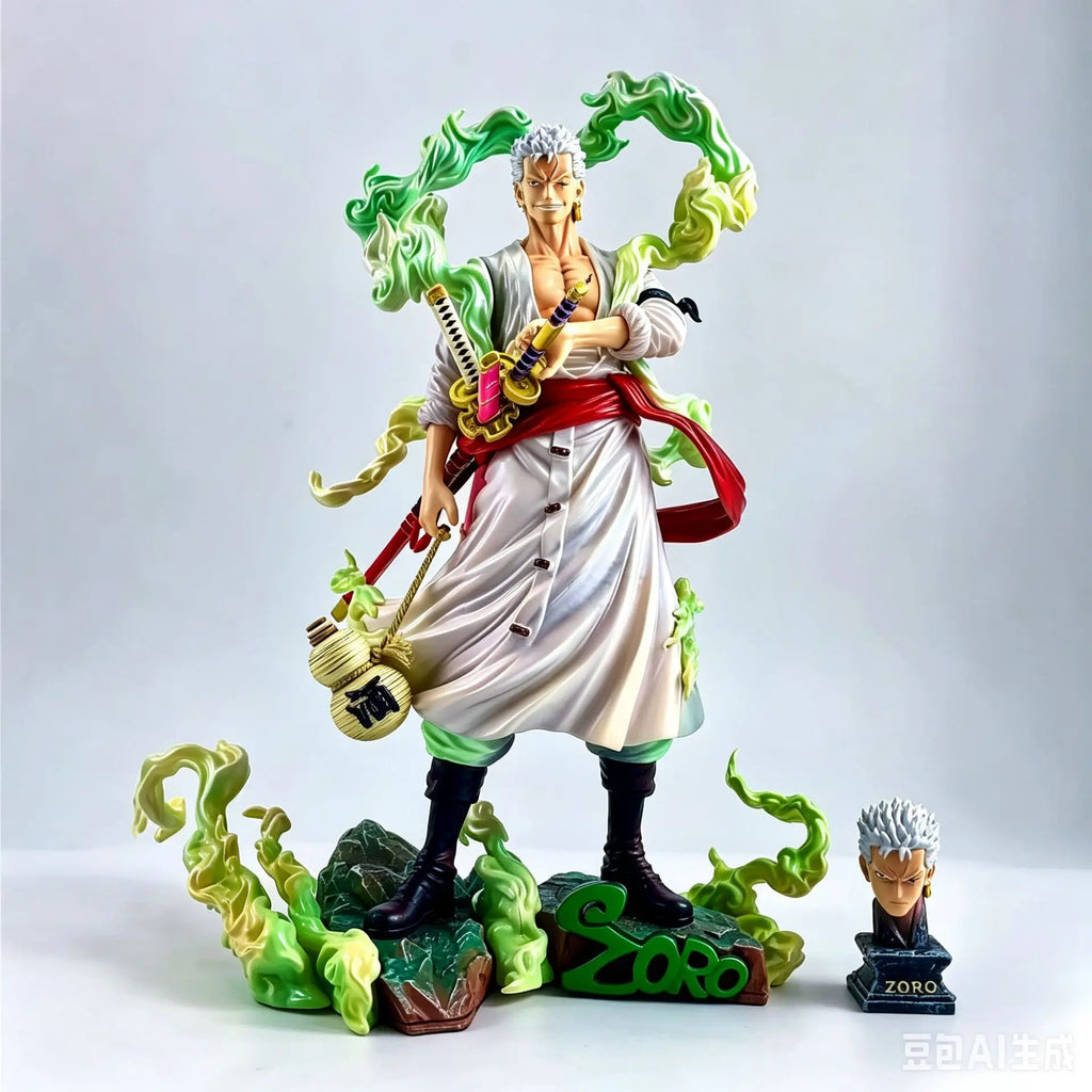 One Piece figurine FIT Nicassolon (dual head interchangeable) GK figurine model ornament Solon anime statue