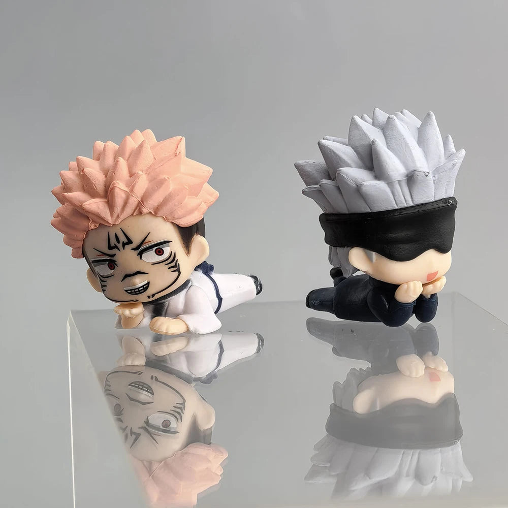 14pcs Anime 7pcs  Jujutsu Kaisen Satoru Kugisaki Sukuna Geto Suguru Gojo Itadori Yuji Megumi Figure Cute Toys Collection Model